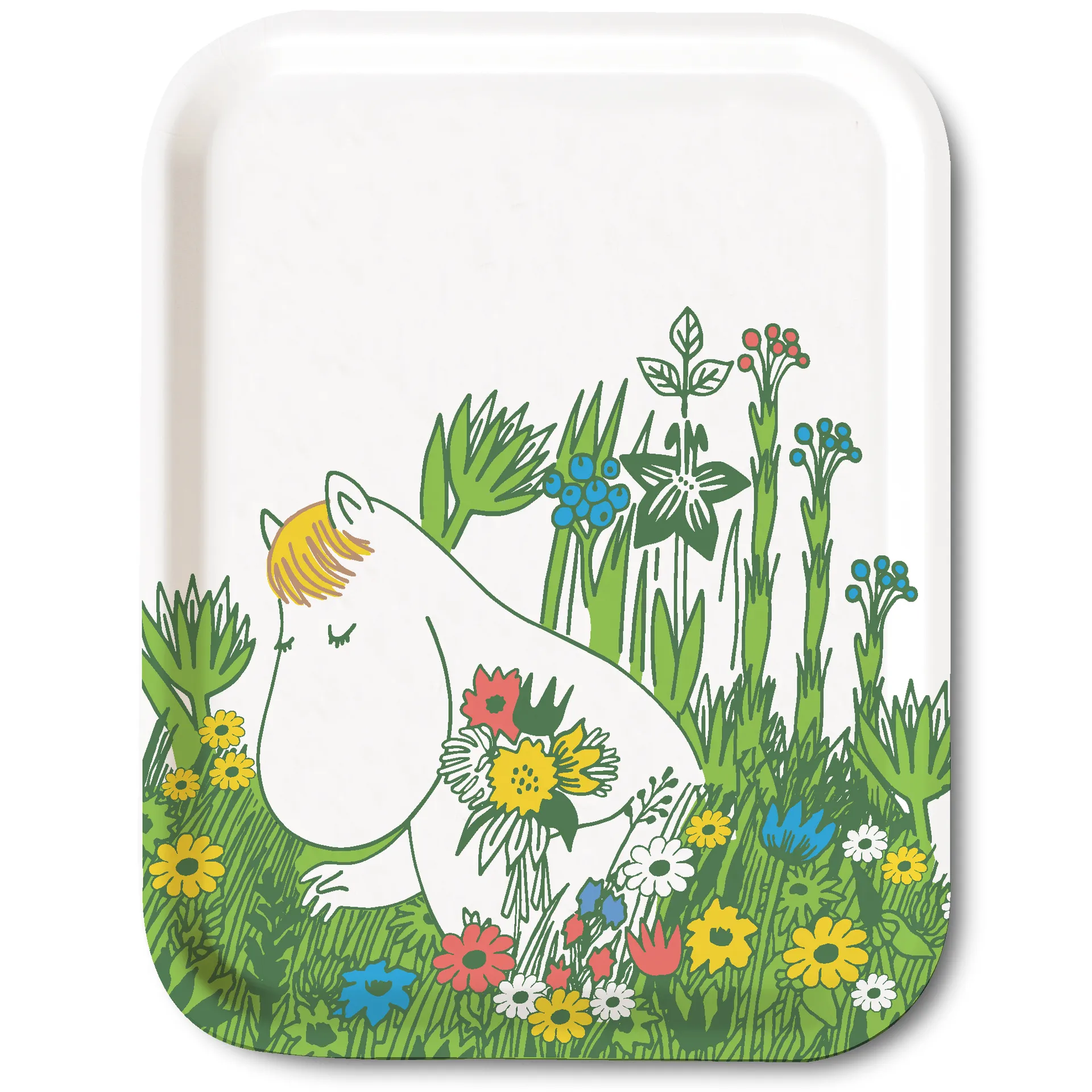 Mumin Snorkmaiden Summer bricka, 27x20 cm Opto Design