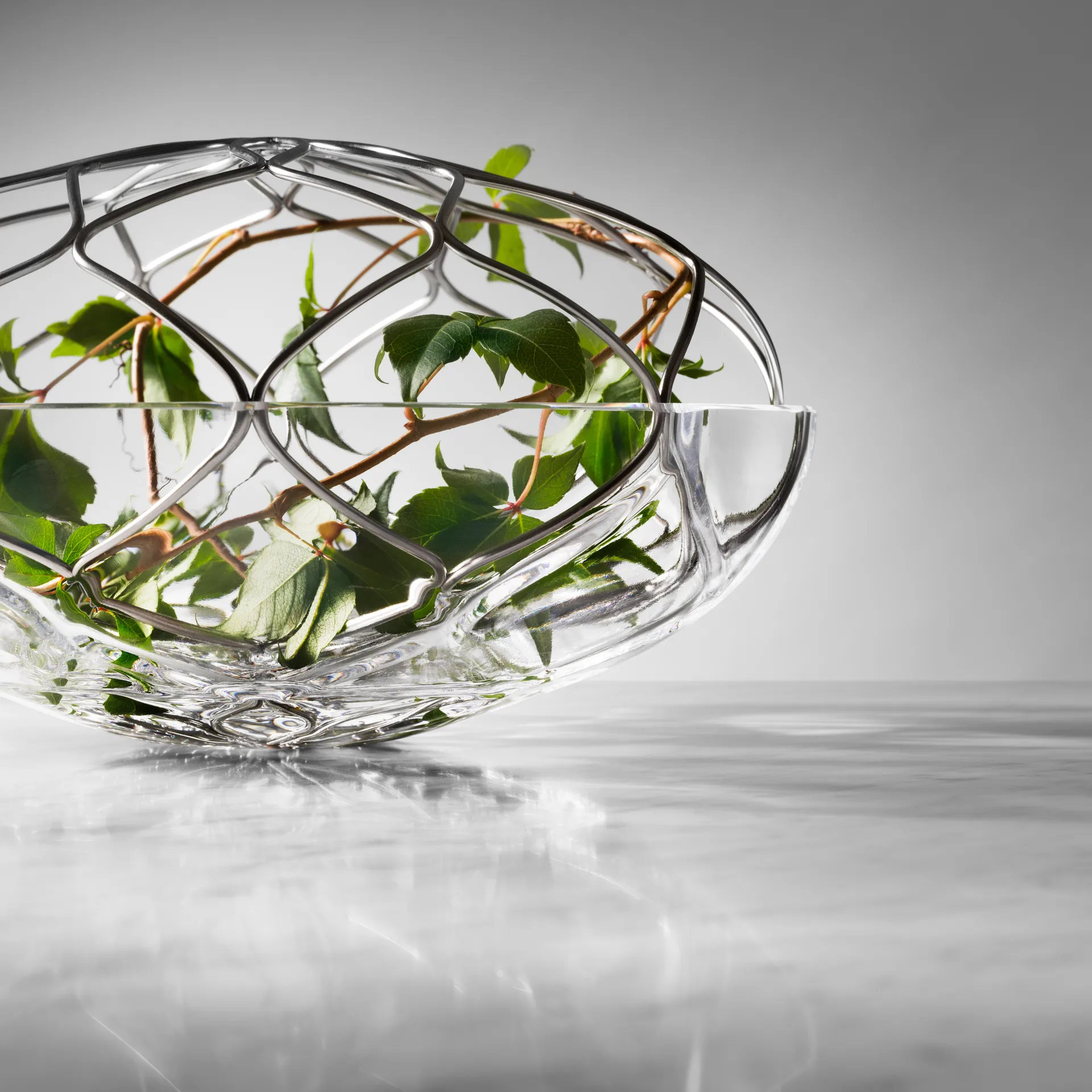 Bloom vas, Ø 23 cm Orrefors