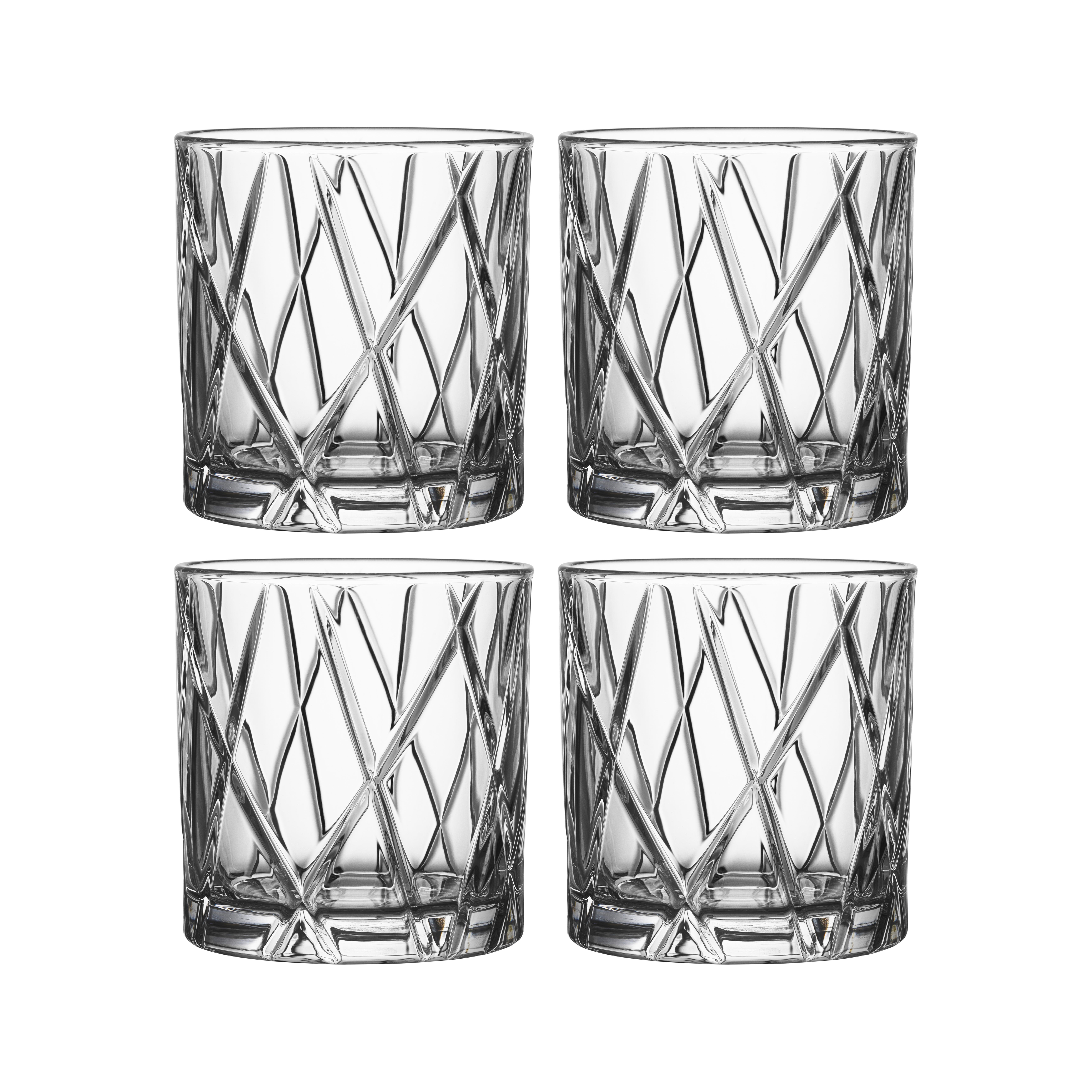Orrefors City DOF 33 cl 4-pack