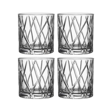 Orrefors City Double Old Fashioned glas 4-pack 34 cl