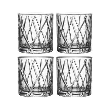 Orrefors City Double Old Fashioned glas 4-pack 34 cl