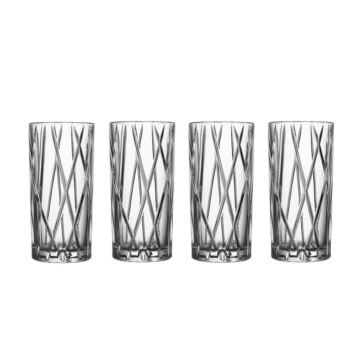 City High Ball glas 4-pack, 35 cl Orrefors