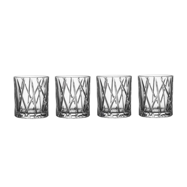 City Old Fashioned glas 4-pack, 24,5 cl Orrefors