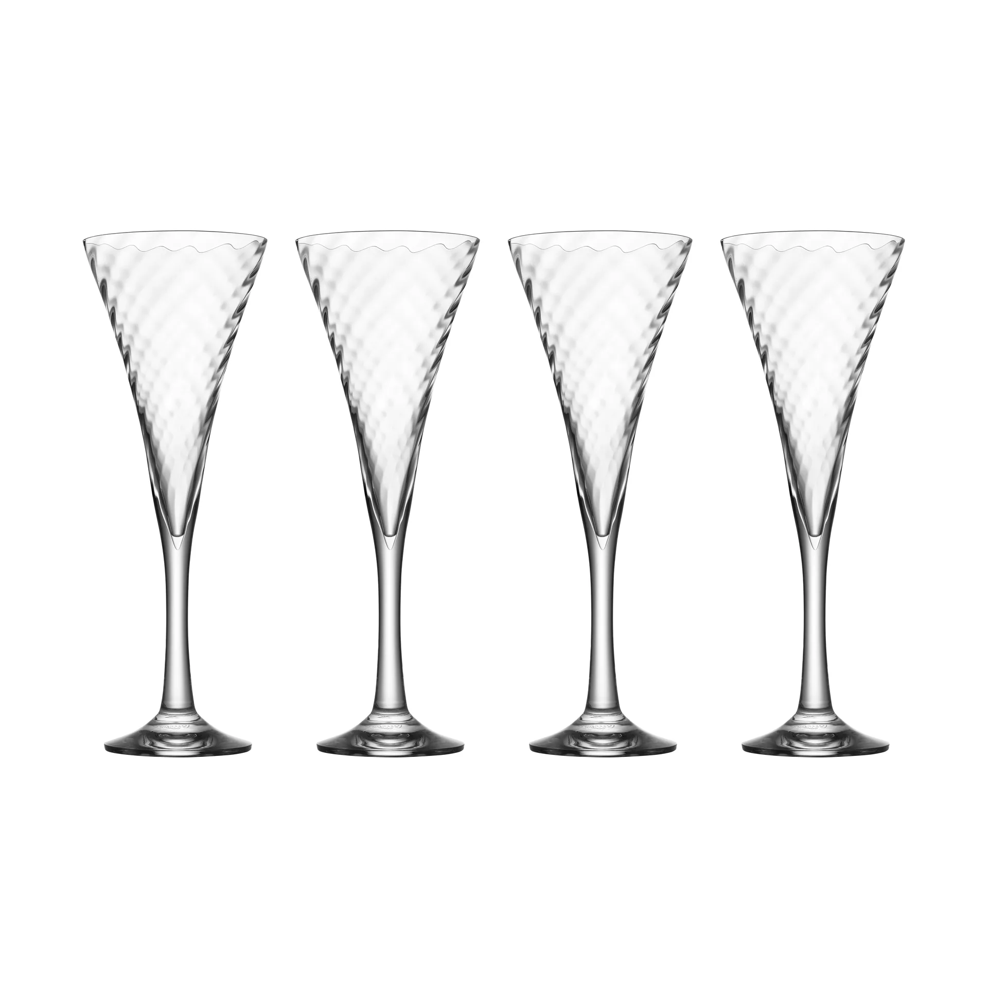 Helena champagneglas 25 cl 4-pack, Klar Orrefors