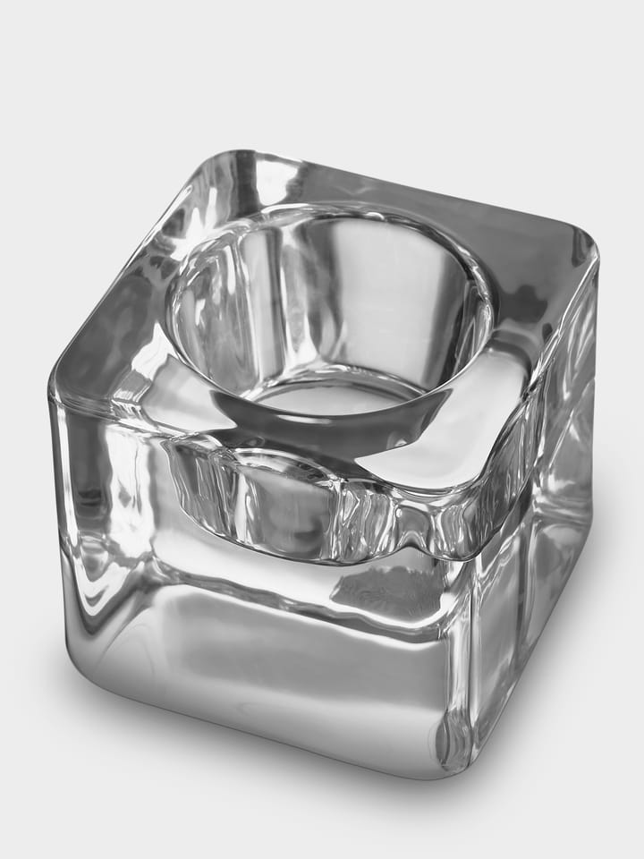 Ice cube ljuslykta 70 mm, Klar Orrefors