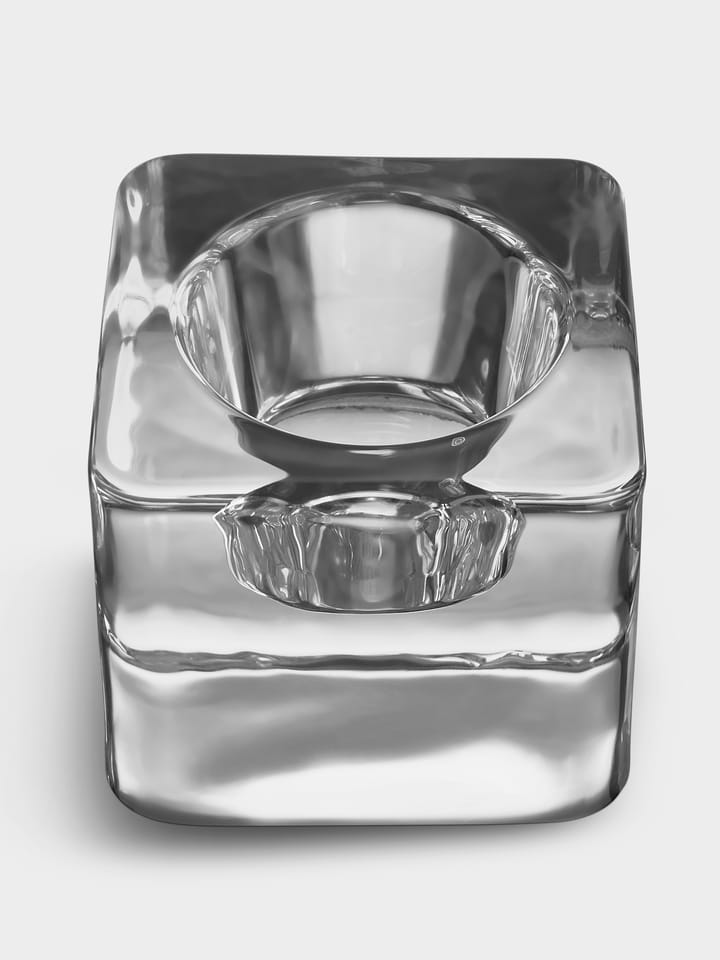 Ice cube ljuslykta 70 mm, Klar Orrefors