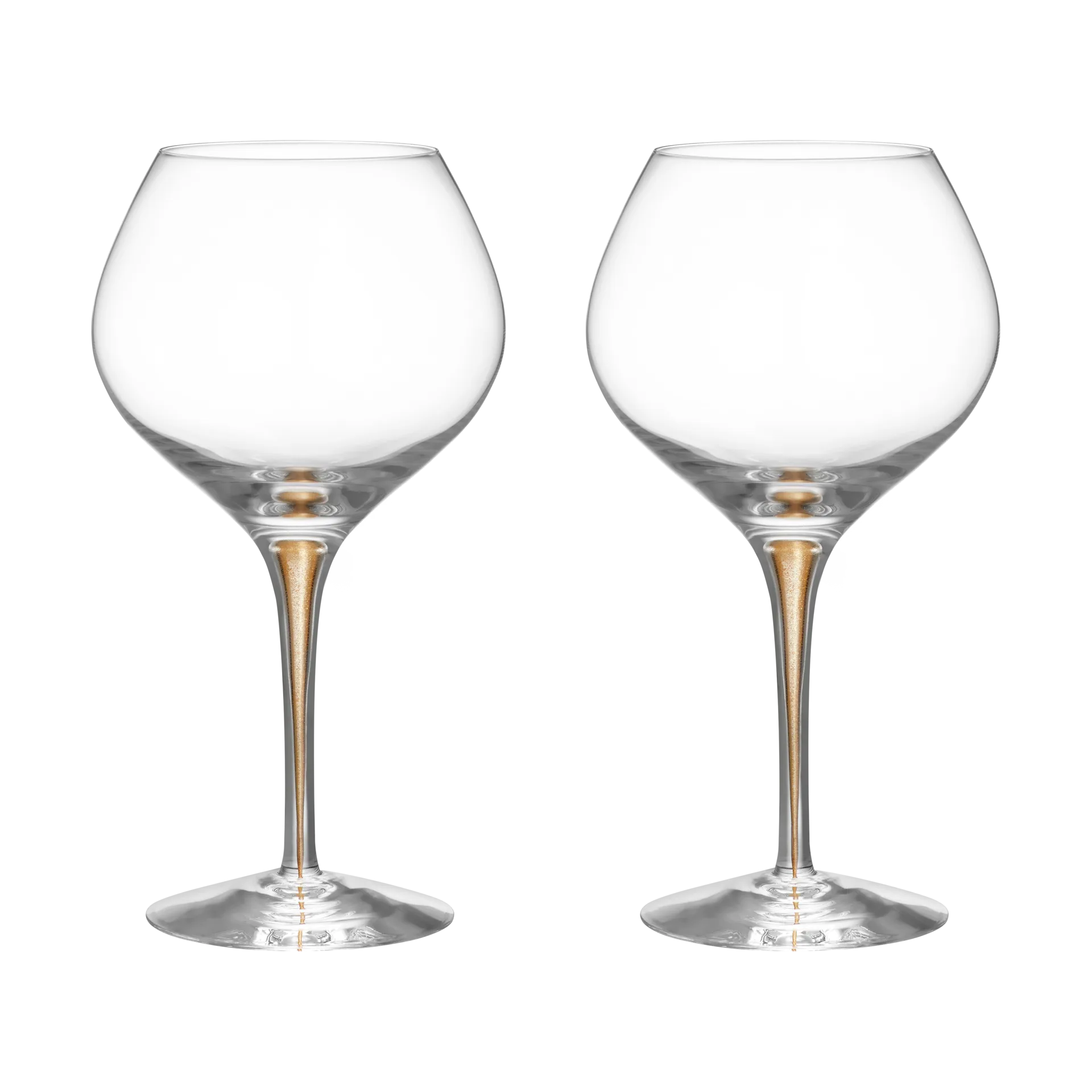 Intermezzo Bouquet vinglas 70 cl 2-pack, Guld Orrefors