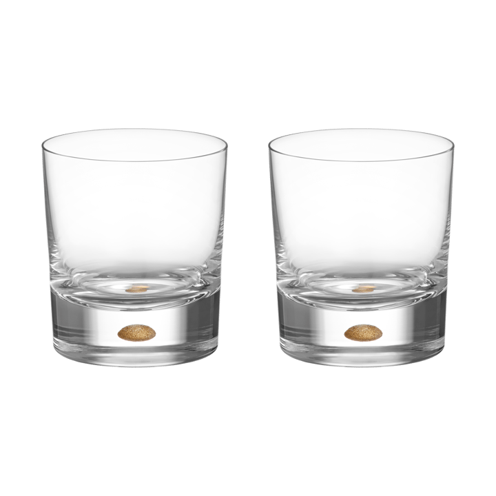 Intermezzo old fashioned 25 cl 2-pack, Guld Orrefors