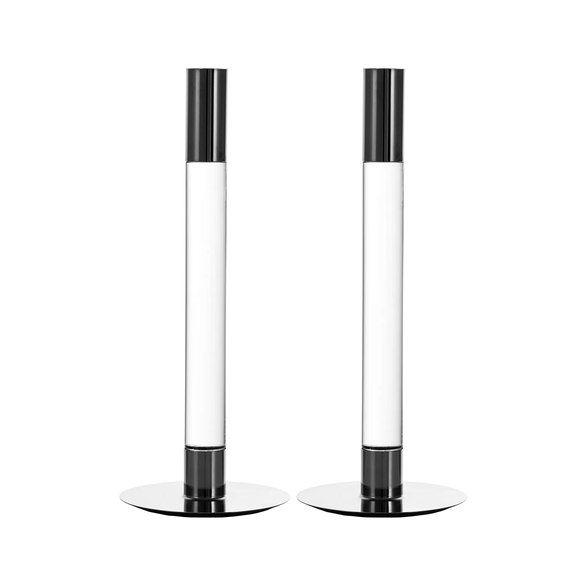 Lumiere ljusstake 26,5 cm 2-pack, Klar Orrefors