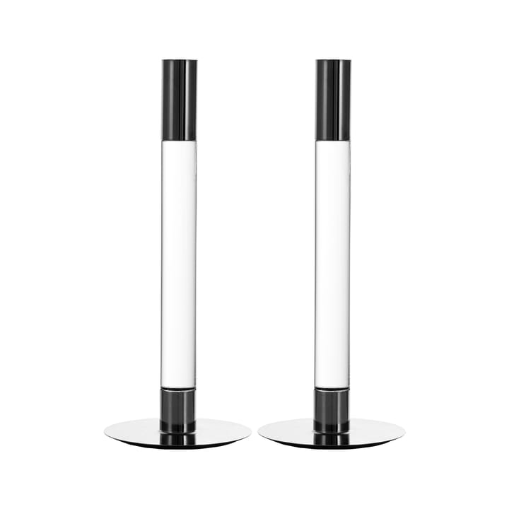 Lumiere ljusstake 26,5 cm 2-pack - Klar - Orrefors