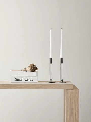 Lumiere ljusstake 26,5 cm 2-pack - Klar - Orrefors