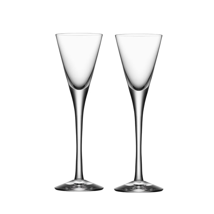 More snapsglas, 2-pack Orrefors