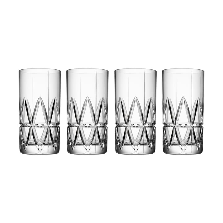 Peak highball glas 4-pack, 37 cl Orrefors