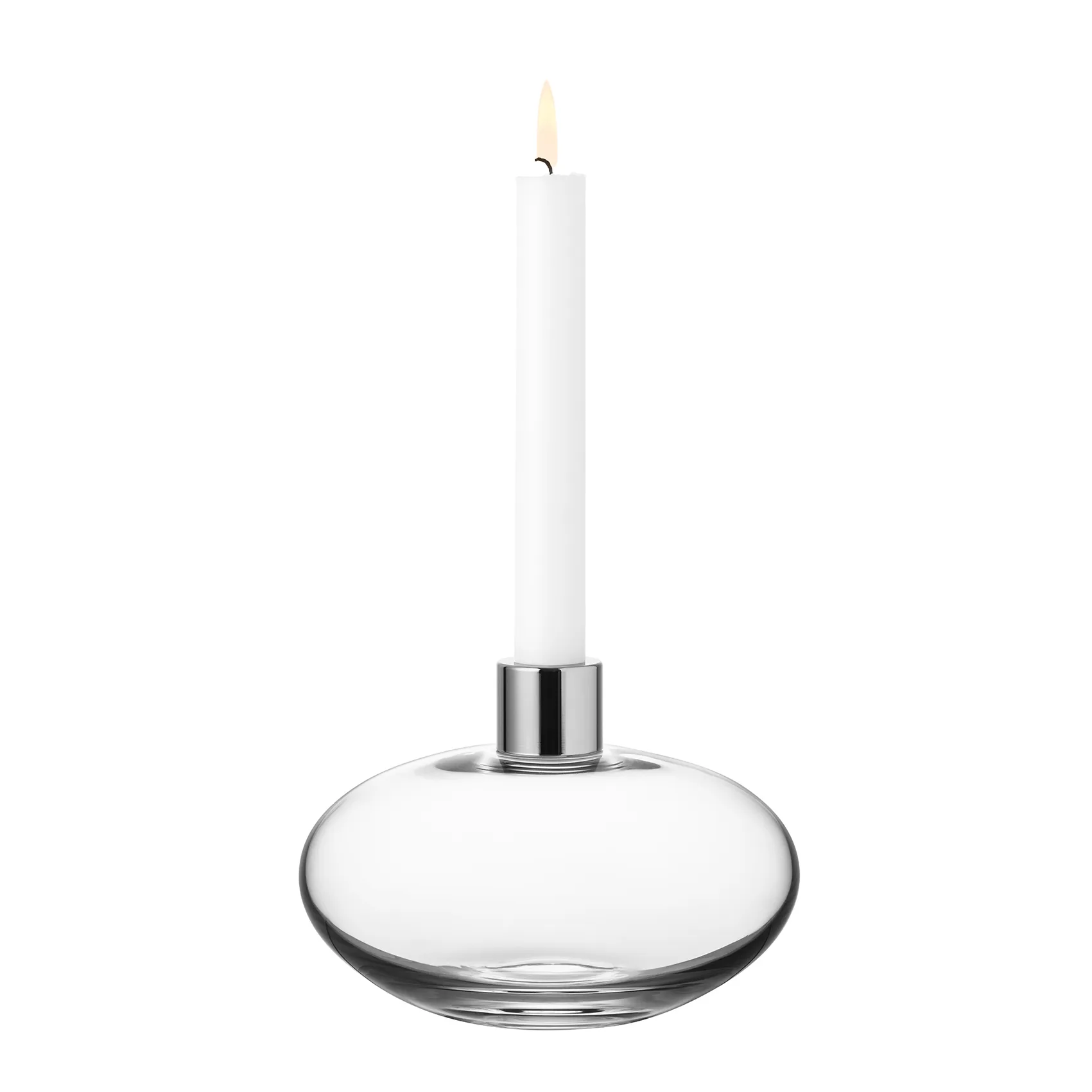 Pluto ljusstake, Klar Orrefors