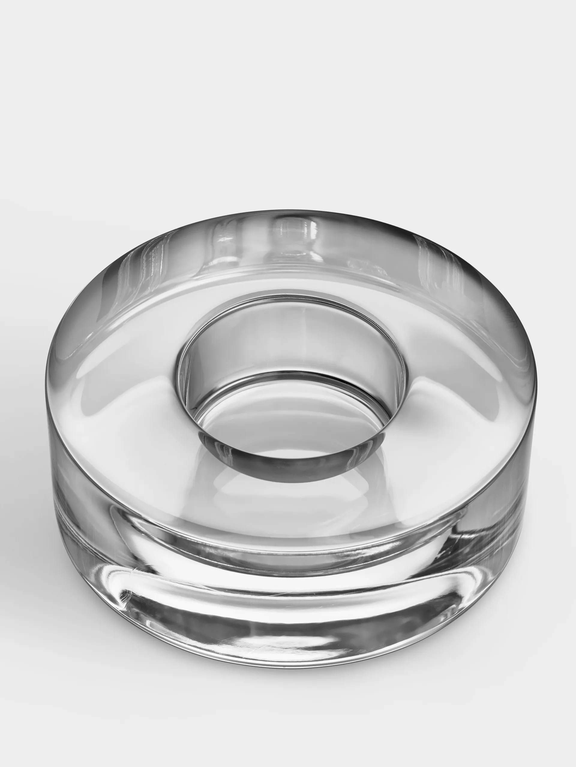 Puck ljuslykta 36 mm, Klar Orrefors