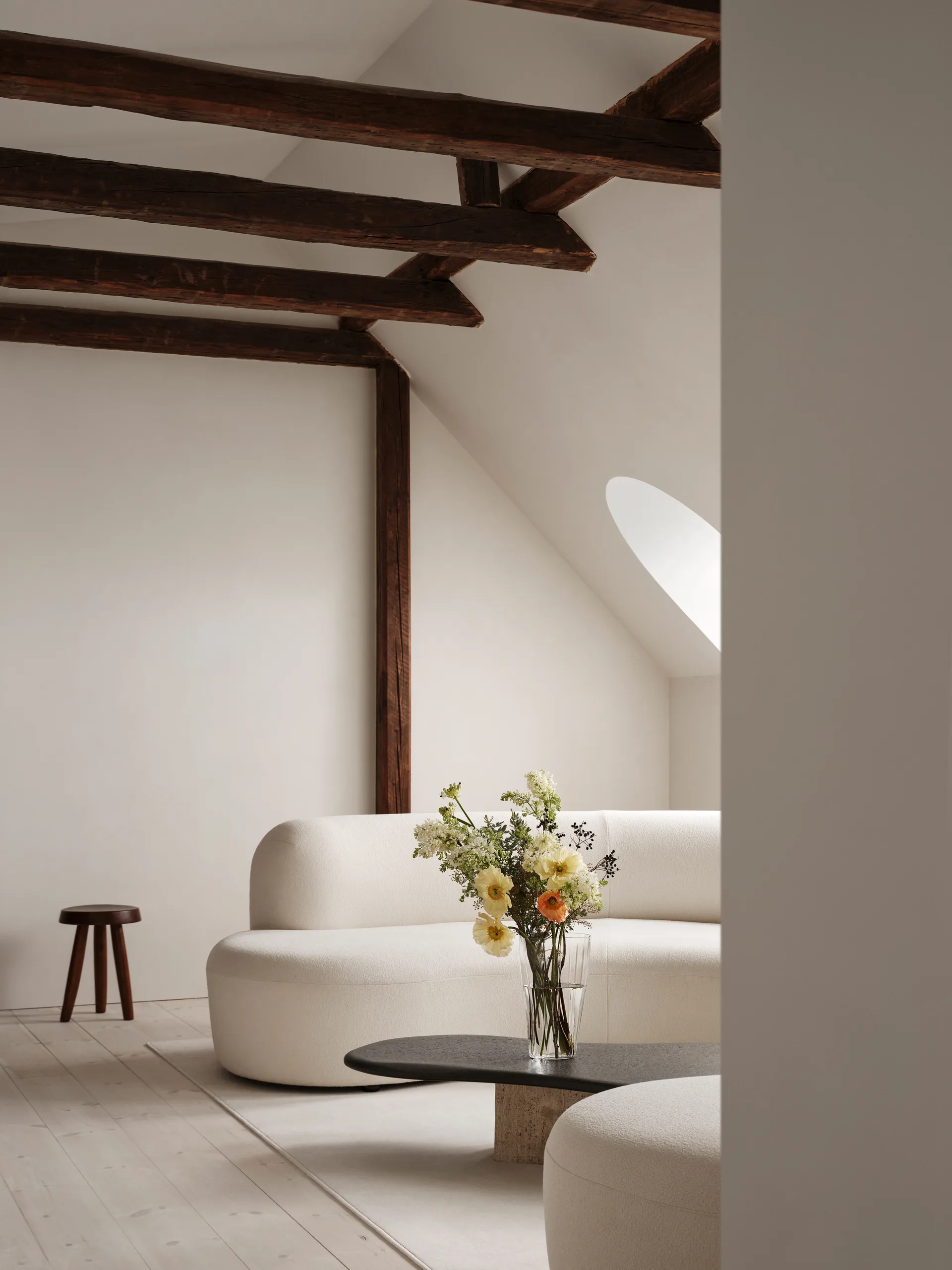 Reed vas 30 cm, Klar Orrefors