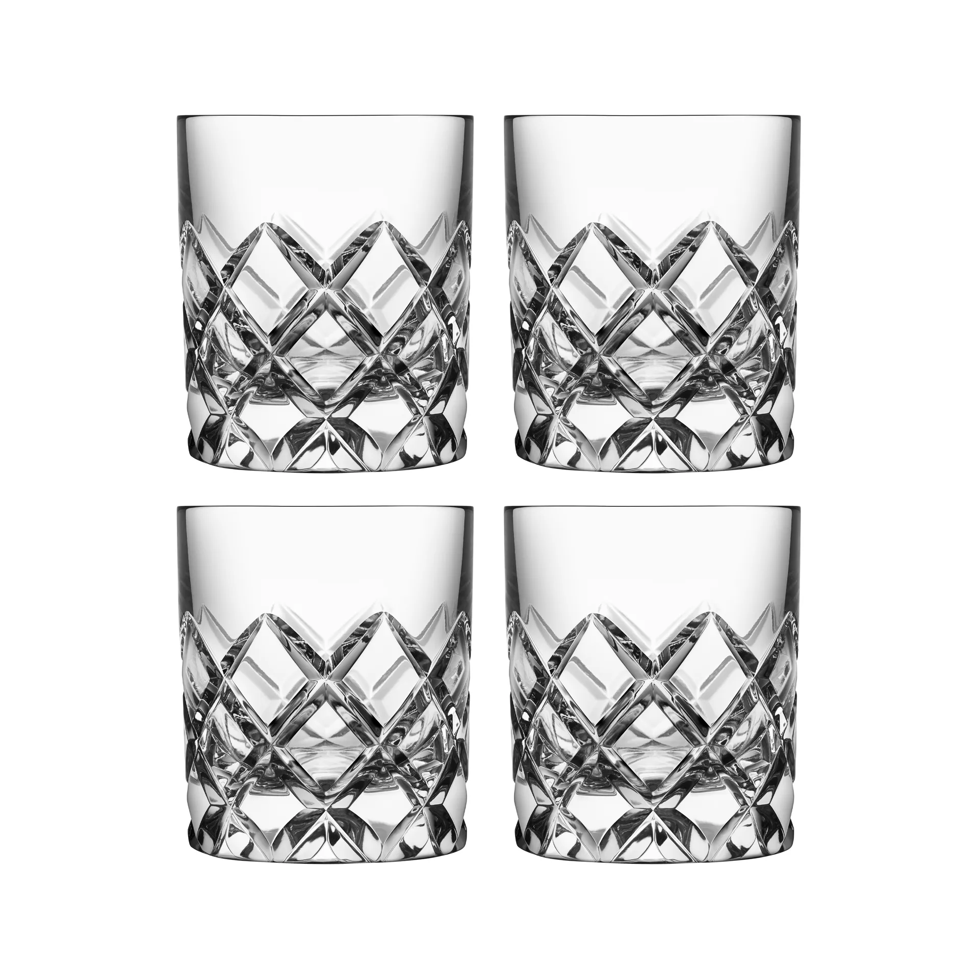 Sofiero whiskeyglas 4-pack, Klar Orrefors
