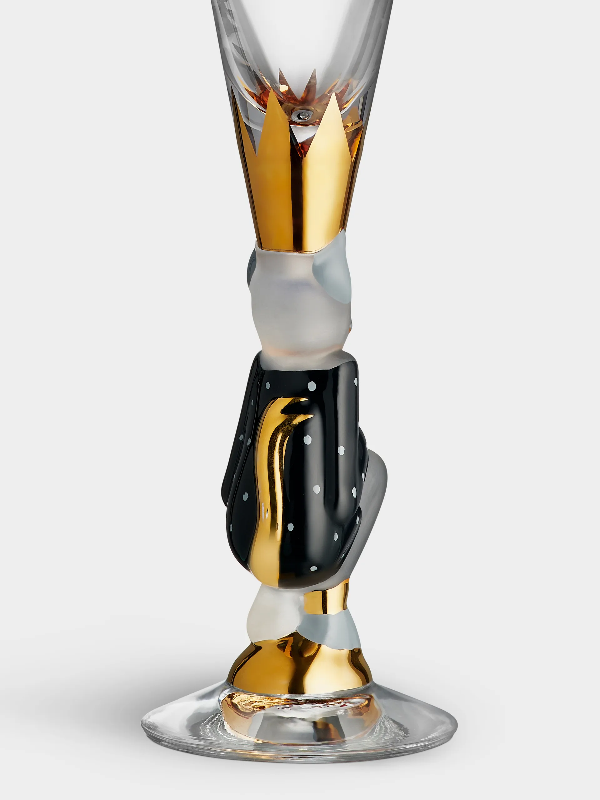 The Sparkling Devil champagneglas 19 cl, Mörkgrå Orrefors