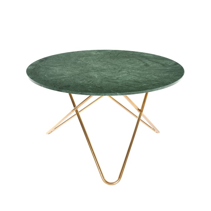 Big O Table matbord - marmor indio, mässingsstativ - OX Denmarq