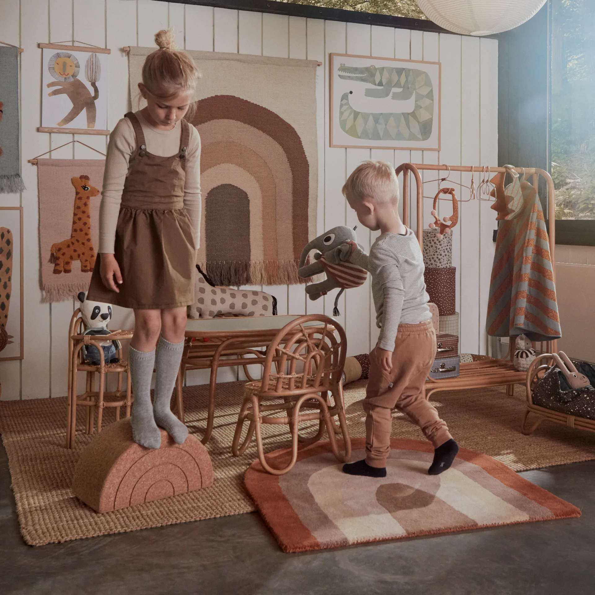 Follow the rainbow väggdekoration 100x124 cm, Choko OYOY