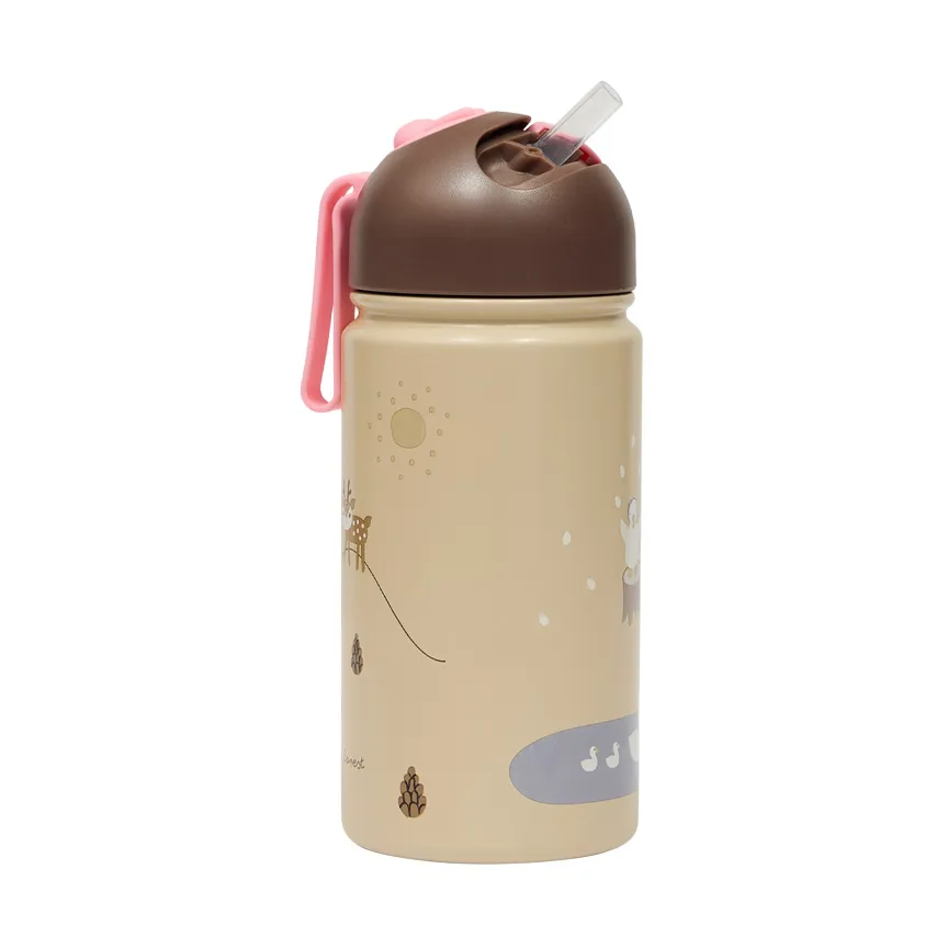 OYOY Friends in the Forest termosflaska 36 cl Rose