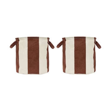 OYOY Kara förvaringskorg medium 32xØ32 cm 2-pack Nutmeg