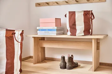 Kara förvaringskorg small Ø18x22 cm 2-pack - Nutmeg - OYOY