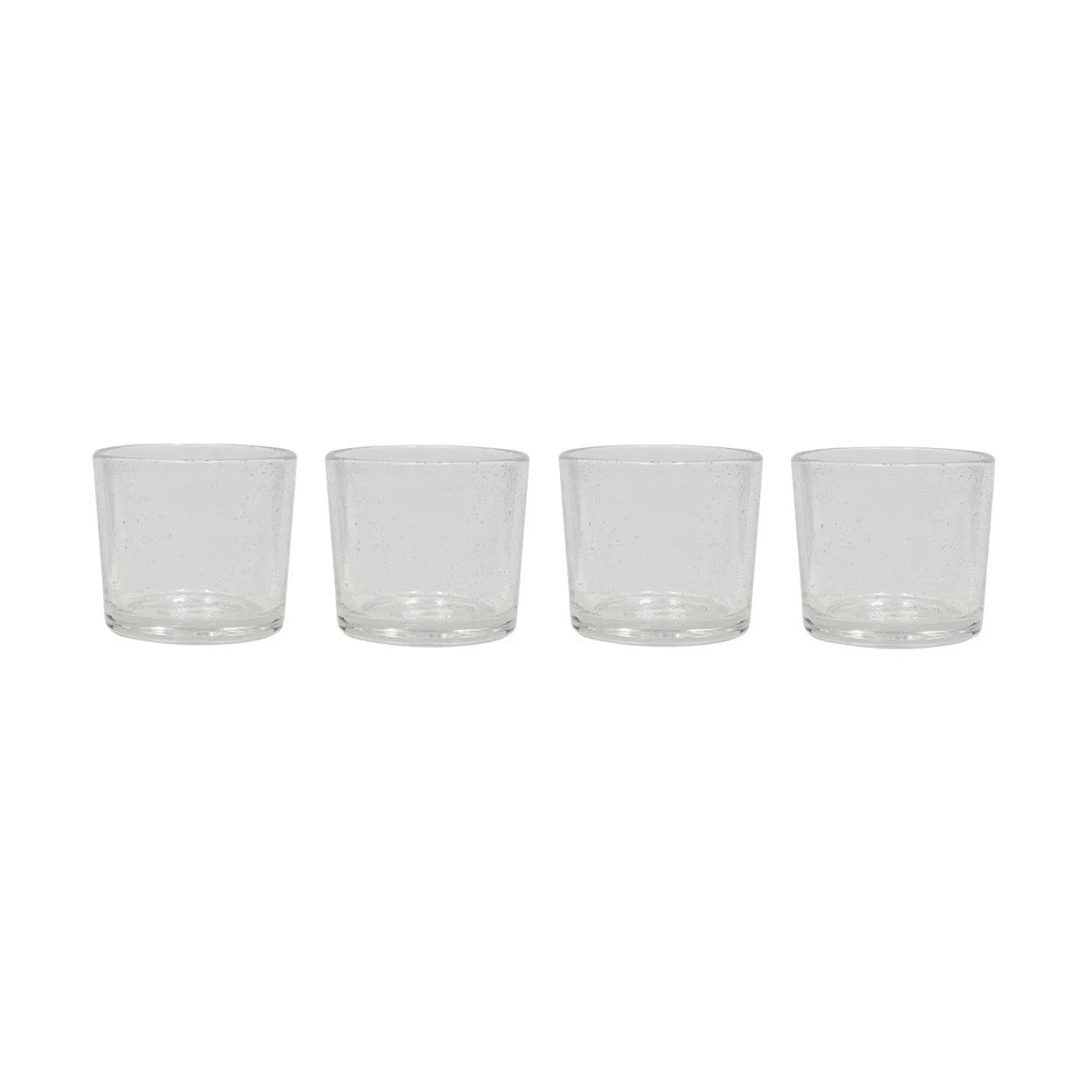 Kuki dricksglas 4-pack, Clear OYOY