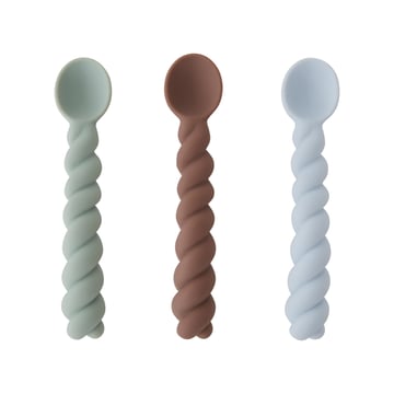 OYOY Mellow sked 3-pack Dusty Blue-taupe-pale mint