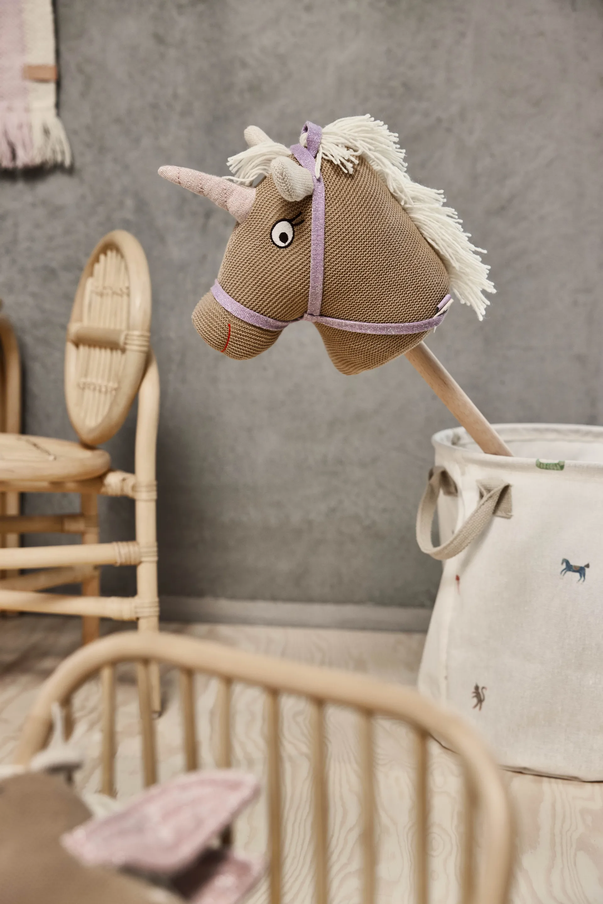 Moira förvaringskorg medium 32xØ32 cm 2 delar, Multi OYOY