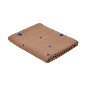 OYOY Nori bordsduk 140×260 cm Terracotta-optic blue