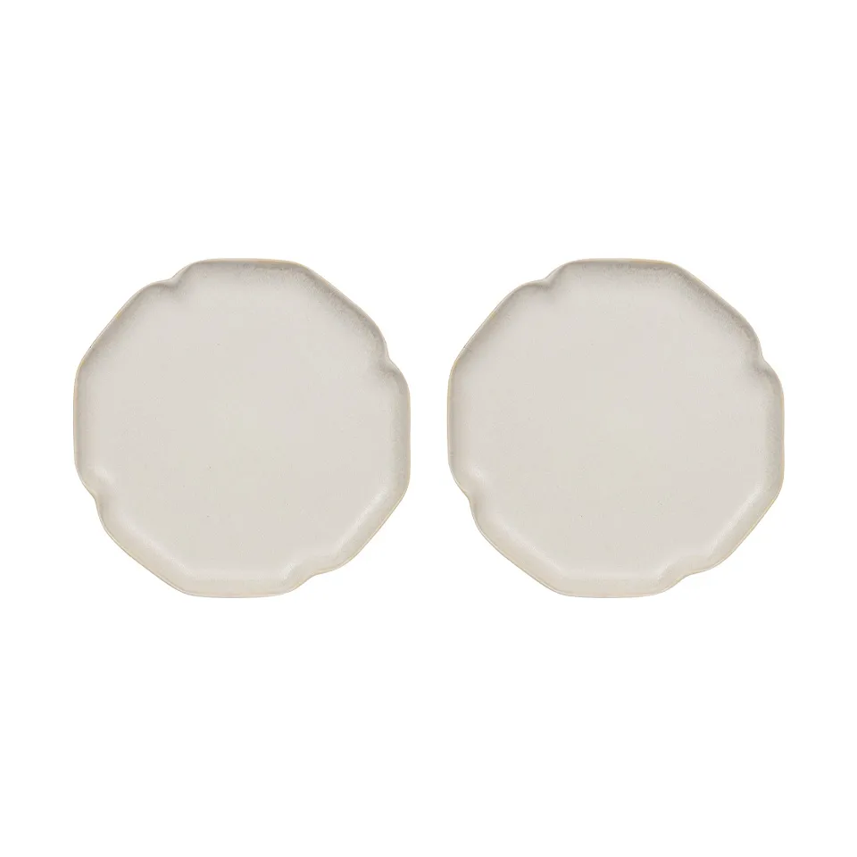 Nori desserttallrik 13x15 cm 2-pack, Mellow OYOY