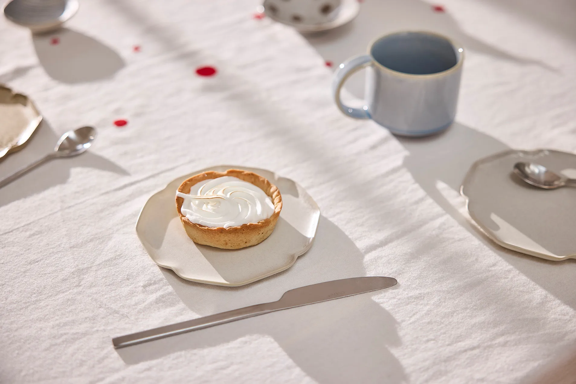 Nori desserttallrik 13x15 cm 2-pack, Mellow OYOY