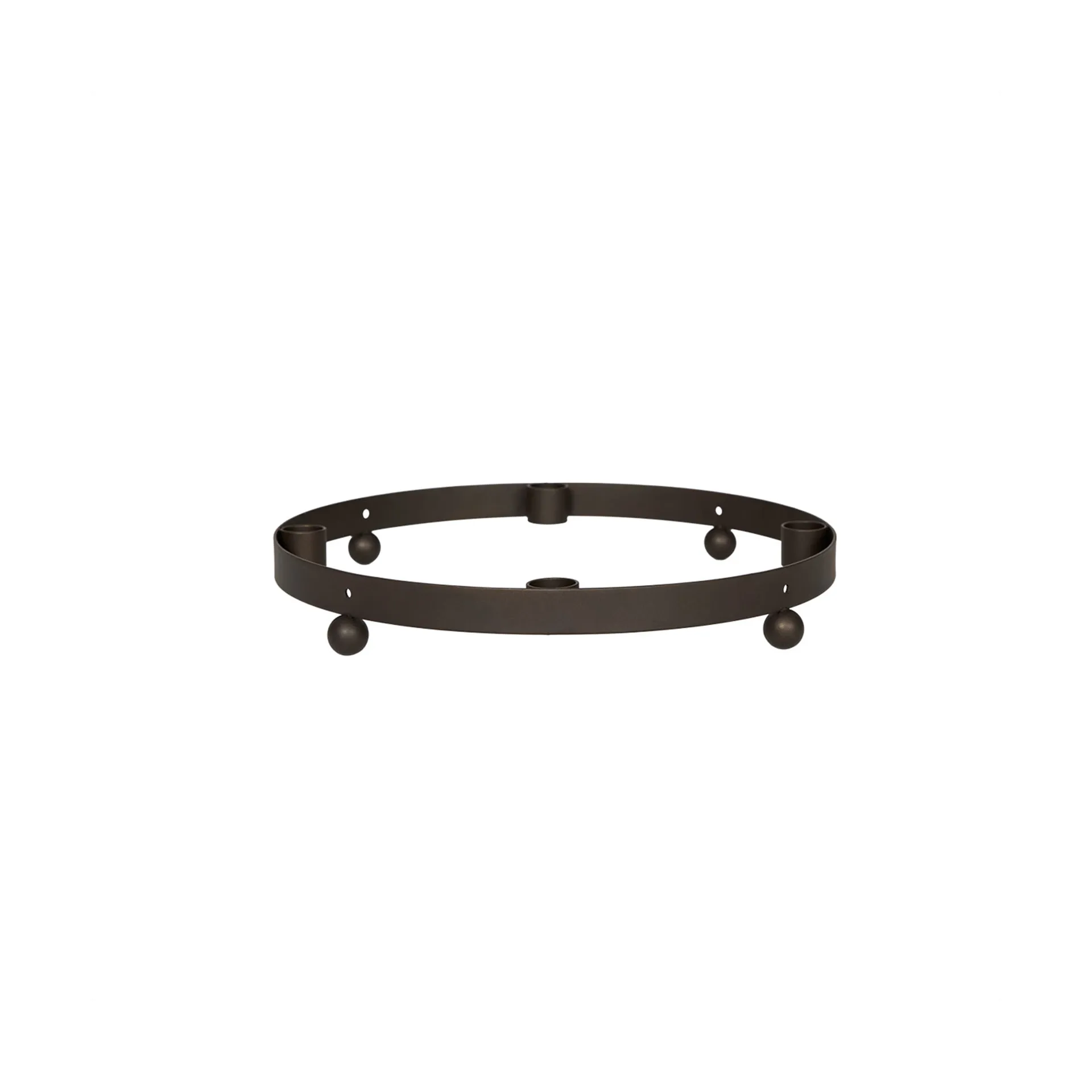 Pearl adventsljusstake Ø36 cm, BrownedBrass OYOY