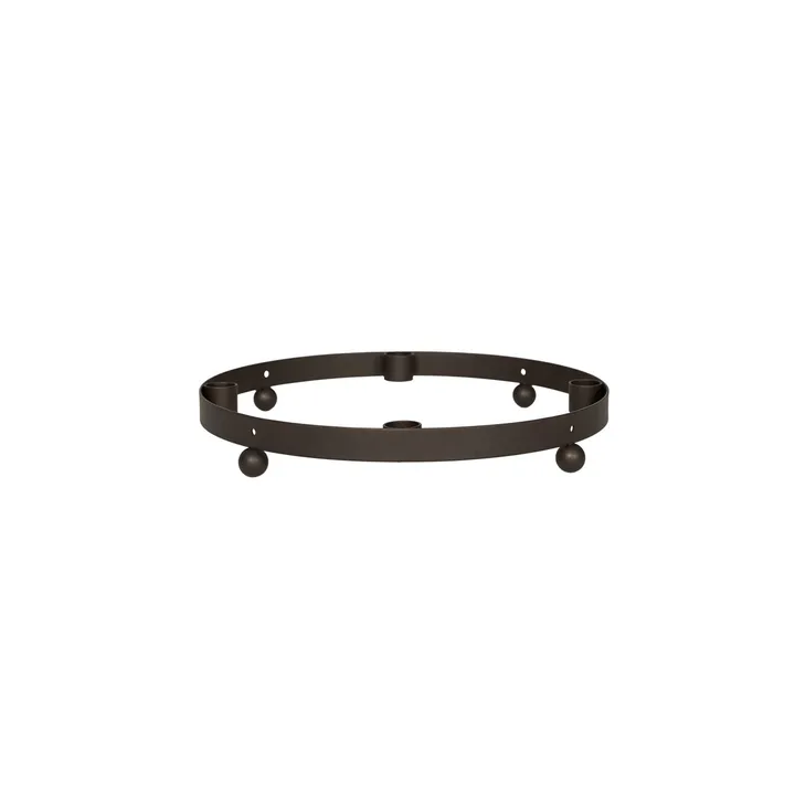 Pearl adventsljusstake Ø36 cm - BrownedBrass - OYOY