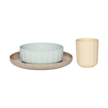 OYOY Pullo servisset 3 delar Pale Mint-vanilla-taupe