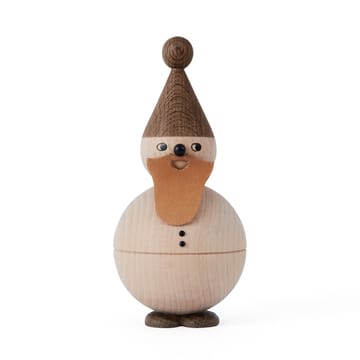 Santa Claus träfigur - Bok-ek-läder - OYOY