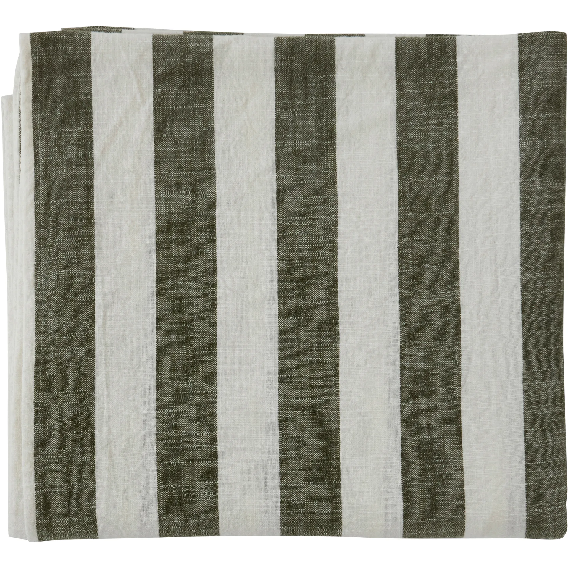 Striped bordsduk 140x260 cm, Olive OYOY