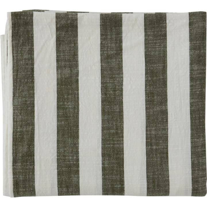 Striped bordsduk 140x260 cm, Olive OYOY