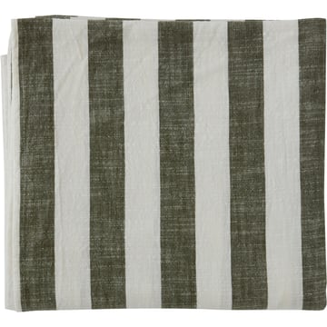 OYOY Striped bordsduk 140×260 cm Olive