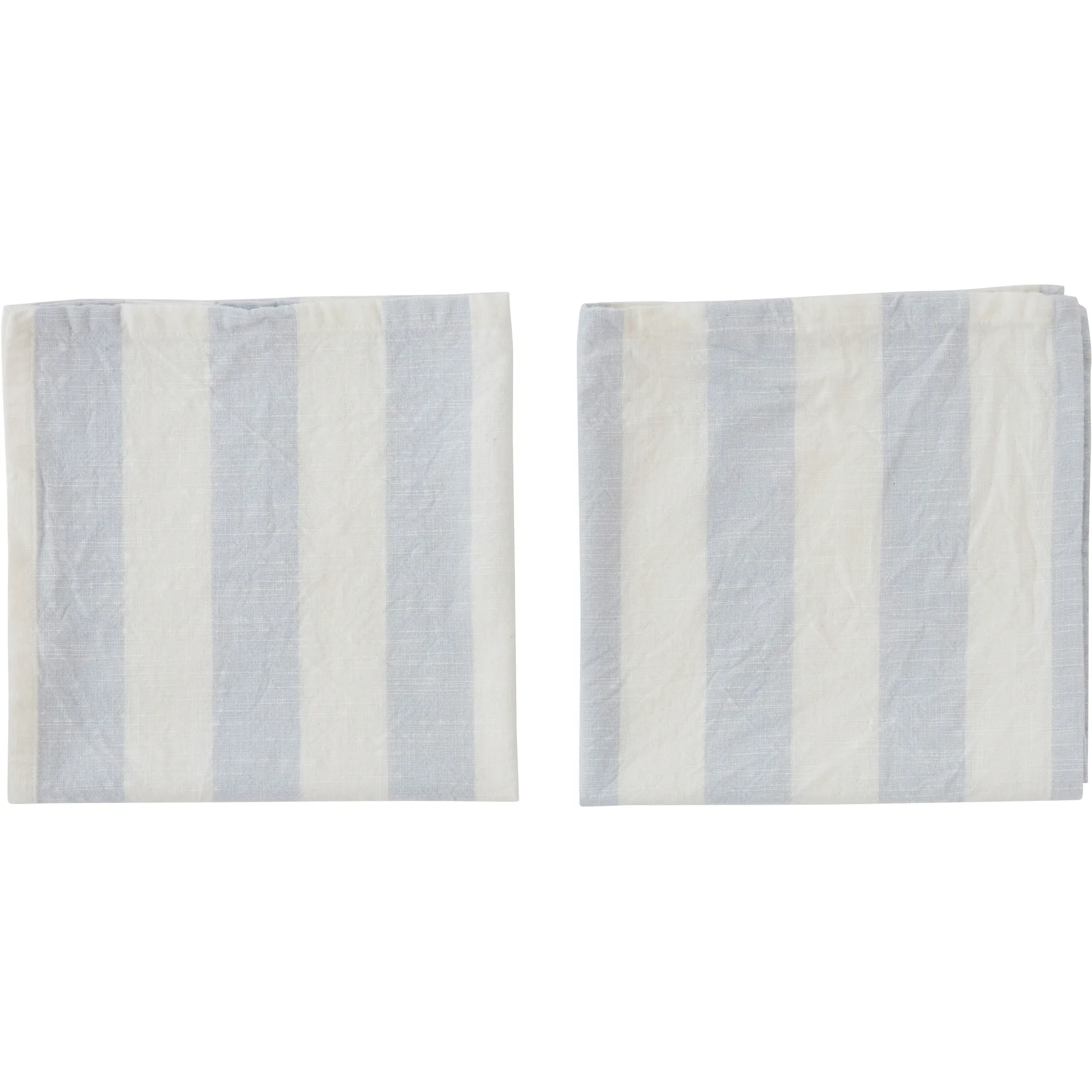 Striped servett 45x45 cm 2-pack, Ice Blue OYOY