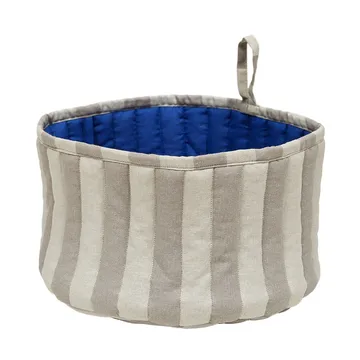 OYOY Toppu brödkorg Ø24 cm Clay-Optic blue