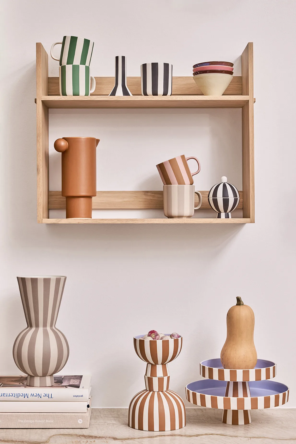 Toppu skål Ø15 cm, Caramel-lavender OYOY