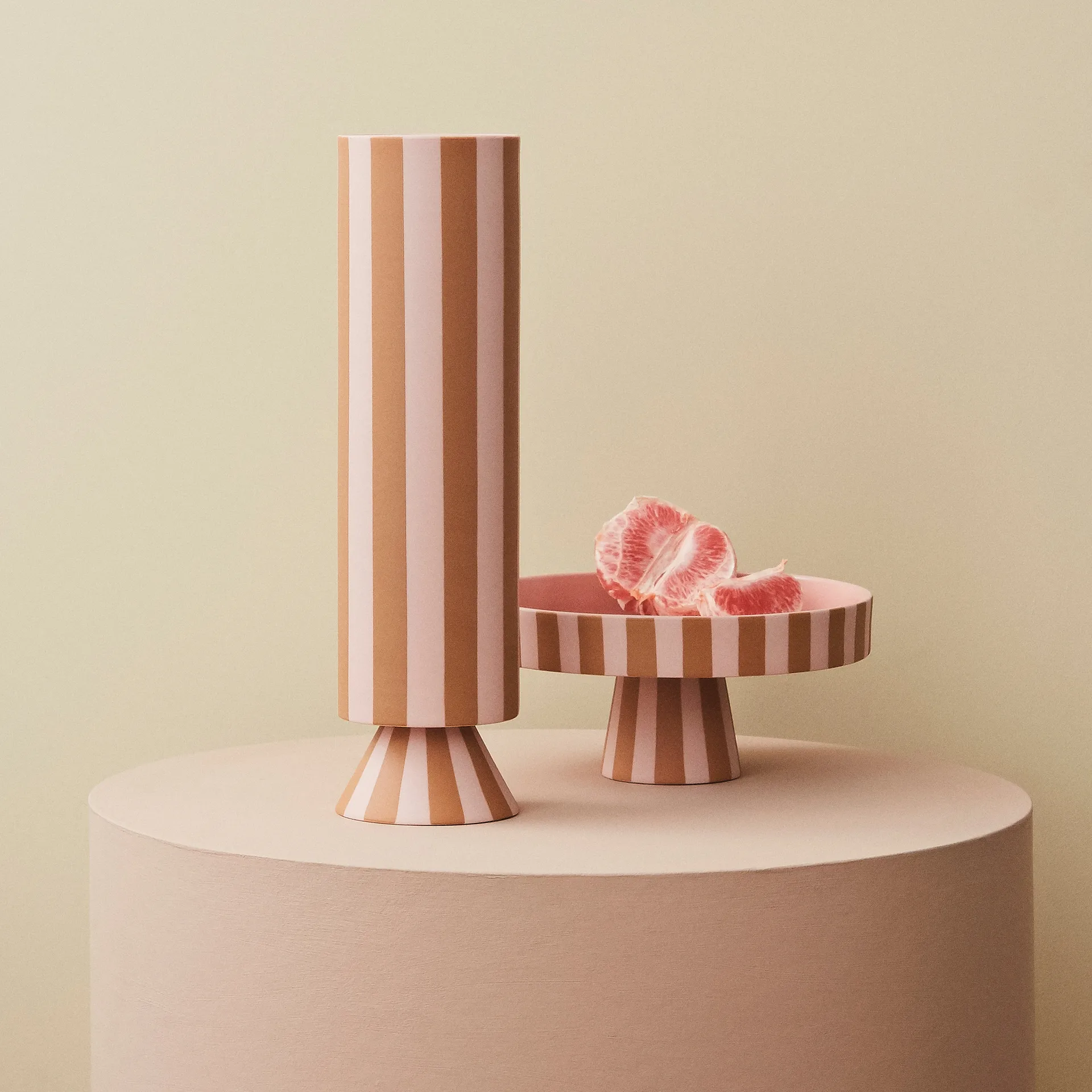 Toppu vas 31 cm, Caramel OYOY