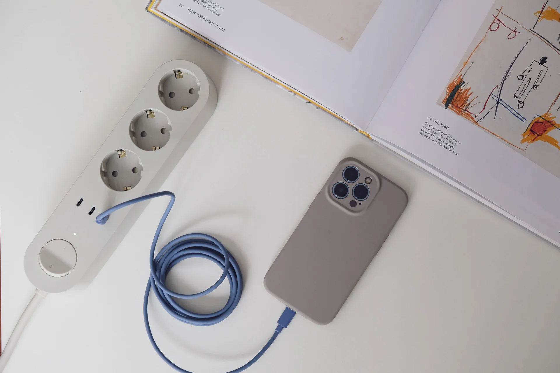 Alma Power Bar grenuttag, Sandhamn beige palett3