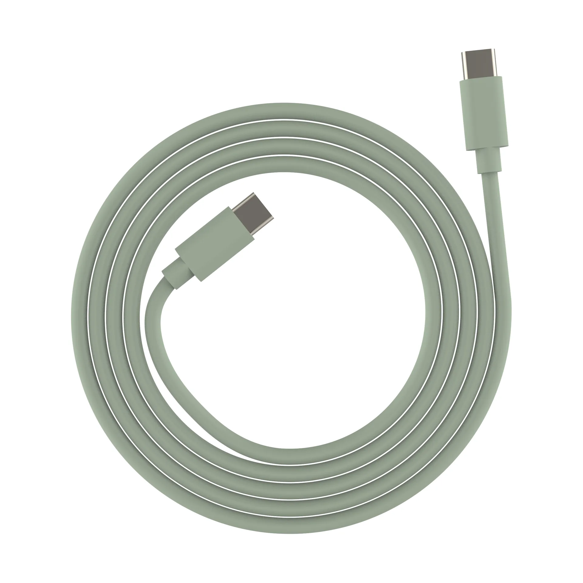 USB-C till USB-C kabel 240 w, Midsummer green, 2 m palett3