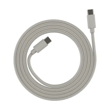 USB-C till USB-C kabel 240 w - Sandhamn beige, 2 m - palett3
