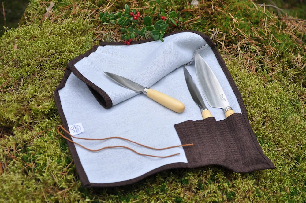 Pallarés traditionella köksknivar set om 3, Kolstål Pallarès