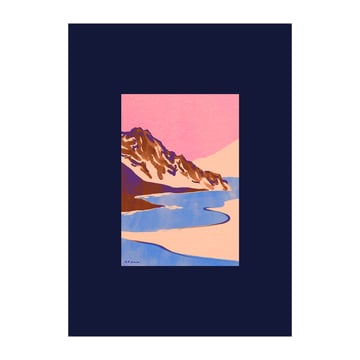 Paper Collective Blue Landscape poster 30×40 cm