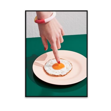 Paper Collective Fried Egg poster 30×40 cm